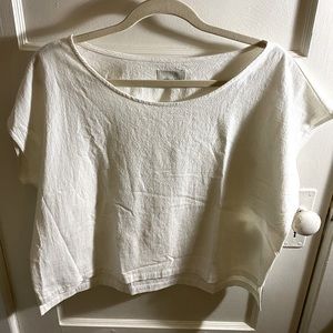 Amanda Moss BOX CREW (white)